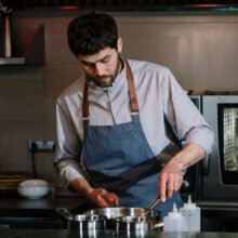 Head Chef After 8 years in Torino working under in a Michelin restaurant, she's Fab's right hand woman.